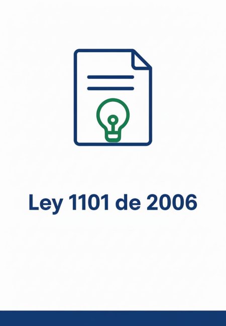 Ley 1101 2006